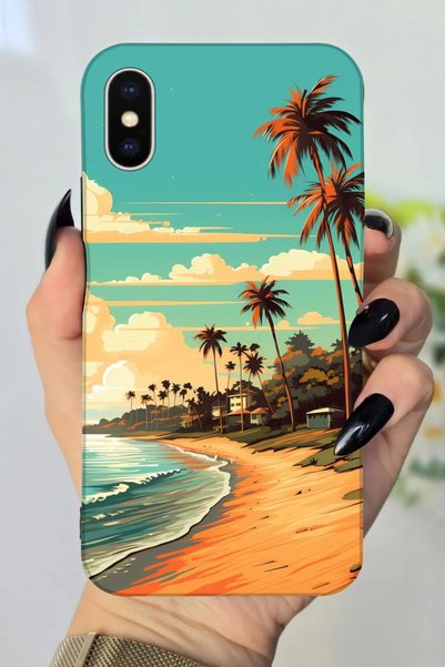 Snacase حافظة سيليكون مطبوعة عالية الدقة متوافقة مع هاتف Apple iPhone X