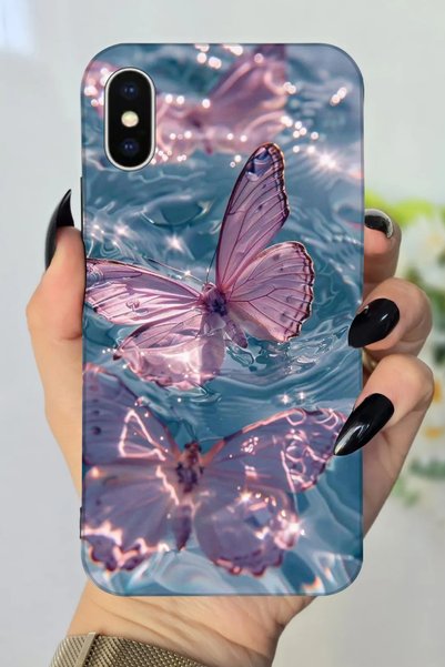 Snacase حافظة سيليكون متوافقة مع هاتف Apple iPhone Xs Max مطبوعة بنمط مشهد ال...
