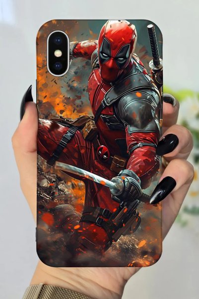 جراب سيليكون مطبوع عالي الدقة متوافق مع هاتف Apple iPhone X