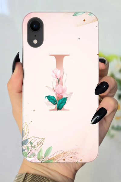 Snacase جراب سيليكون متوافق مع هاتف Apple iPhone XR مطبوع عليه حرف I عالي الدقة