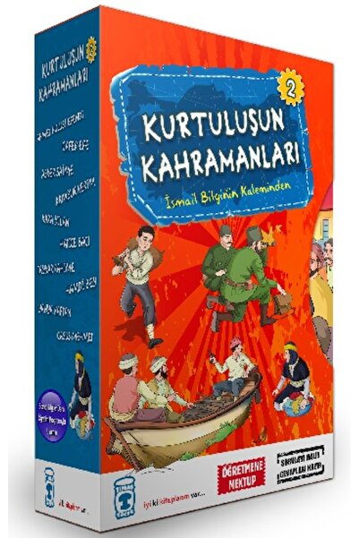Timaş Çocuk Kurtuluşun Kahramanları Seti 2 (10 Kitap Takım) Kadriye Baldık Ki...