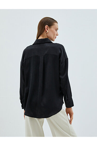 Koton Szatén ing Relax Fit hosszú ujjú