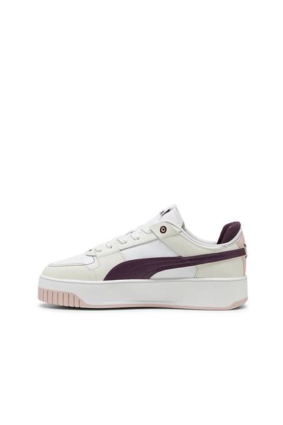 Puma Women's White-Gray Carina Street Vtg Casual Shoes 392338 -09