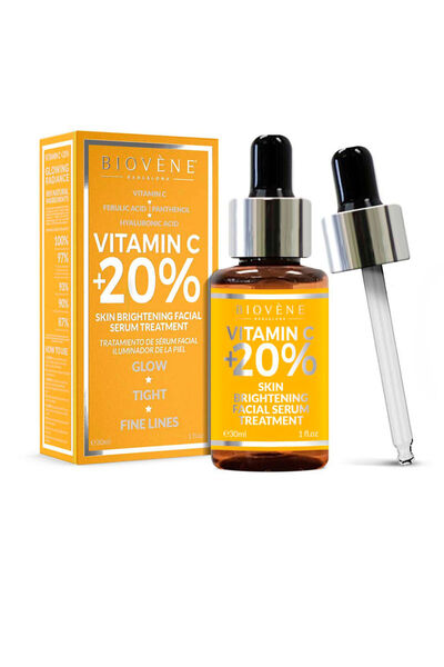 BIOVENE Vitamin C +20% Skin Brightening Facial Serum Treatment Biovène 30 ml