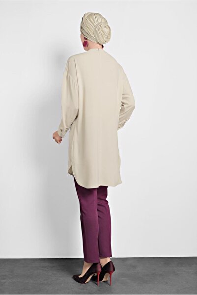 Alvina 40168 Model Asymmetrical Cut Tunic