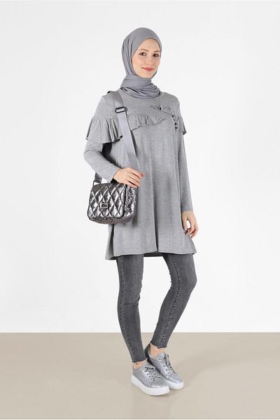 Alvina Tunic with Rush Detail 41231