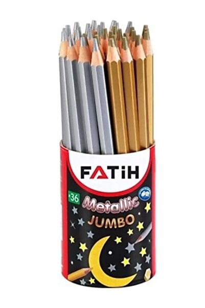 Fatih Jumbo Boya Kalemi Metalik Gümüş