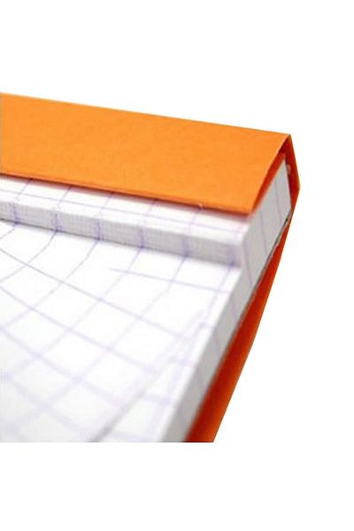 Rhodia Checkered Memo Pad Orange Rb 13200