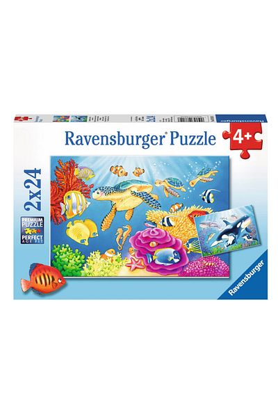 RAVENSBURGER Puzzle 2x24 Pieces Under The Sea 78158