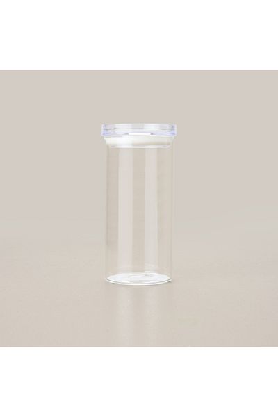 ZucciHome Zucci Home Transparent Borosilicate Glass Spice Rack - 6X13 cm