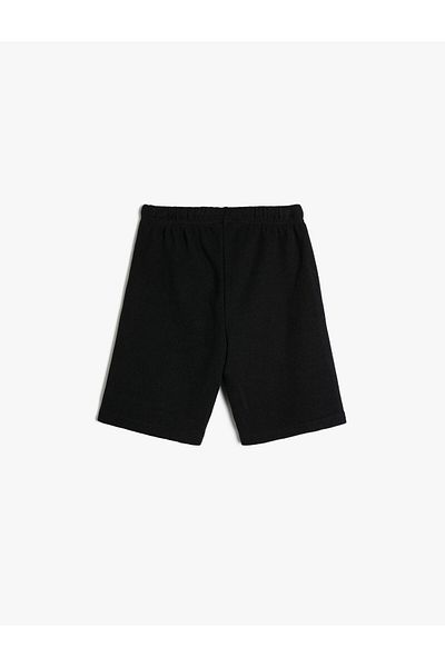Koton Basic Shorts with Tie Waist Cotton Blend