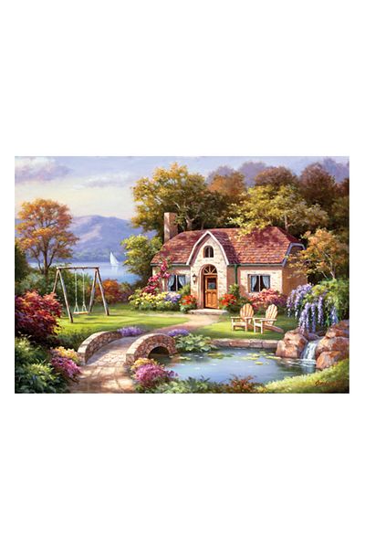 Anatolian Puzzle 1500 Pieces Stone Bridge Mansion 4559