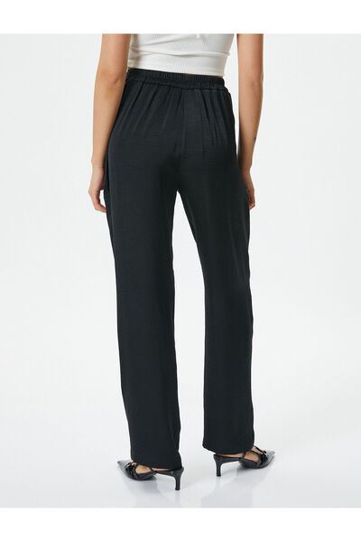 Koton Havuç Pantolon Dokulu Normal Bel Normal Paça