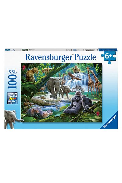 RAVENSBURGER 100 قطعة لغز الحيوانات البرية Rpk 129706