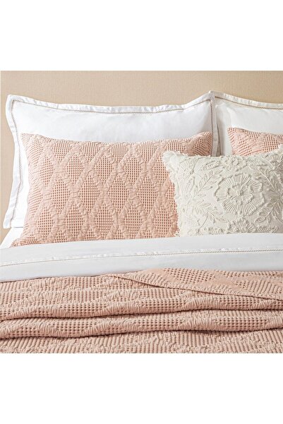 Chakra Marques Yatak Örtüsü Çift Kişililk Pudra