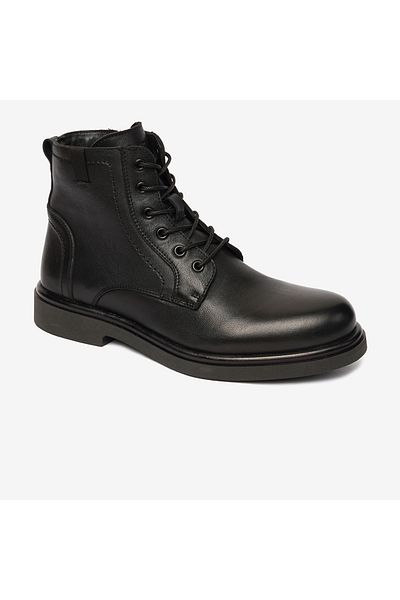 Greyder Men's Black Genuine Leather Casual Boots 4K1Ub17931