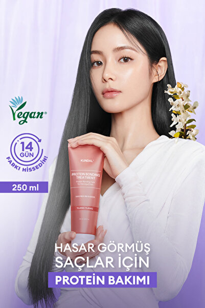 Kundal Yoğun Onarıcı ve Isı Koruyucu Bakım Kremi KUNDAL Protein Bonding Treatment 250ml Ylang Ylang