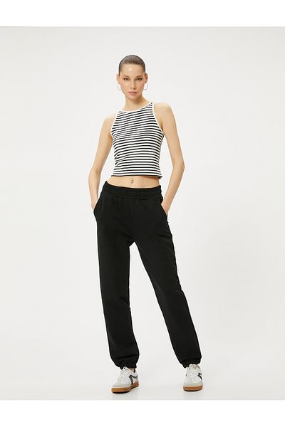Koton Short Athlete Crew Neck Viscous Mixed