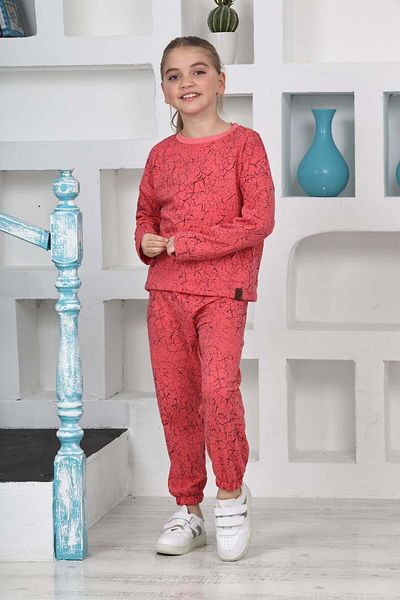 relax kids Printed Armed Unisex Pijama Suit