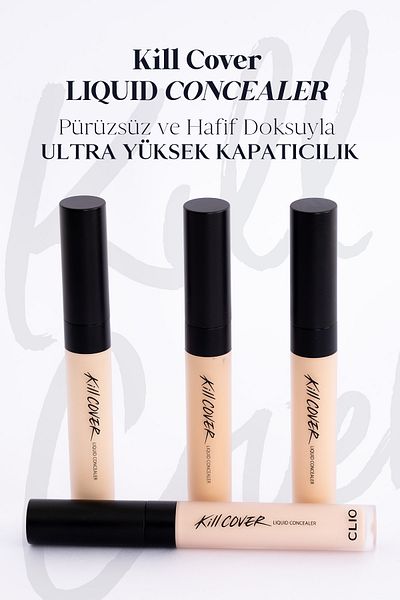 CLIO Clio Kill Cover Liquid Concealer - Long-Lasting Smooth Texture (05 Sand)