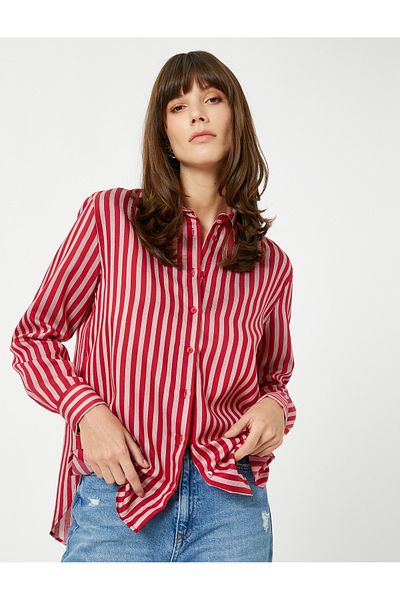 Koton Long Sleeve Shirt Buttoned