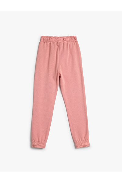 Koton Basic-Jogger-Jogginghose mit Bandtasche, elastischem Bund aus Baumwolle
