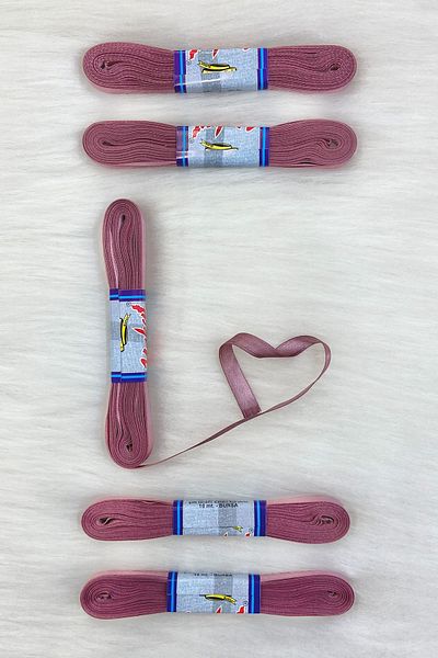 ZEYMERADE 10 Meters Dusty Rose Satin Ribbon - 1 cm Bundle Dowry, Special Day Gift Decoration Ribbon