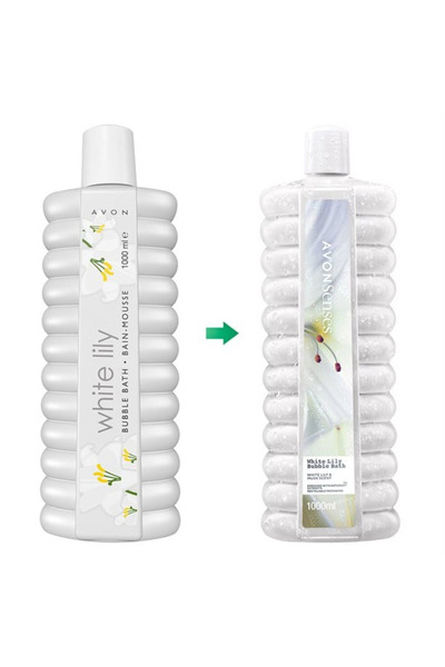 AVON White Lily Zambak Banyo Köpüğü 1 Lt. 3lü