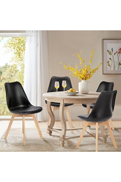 Mahmayi Ultimate Eames Style Retro Cushion Chair - Pack of 2