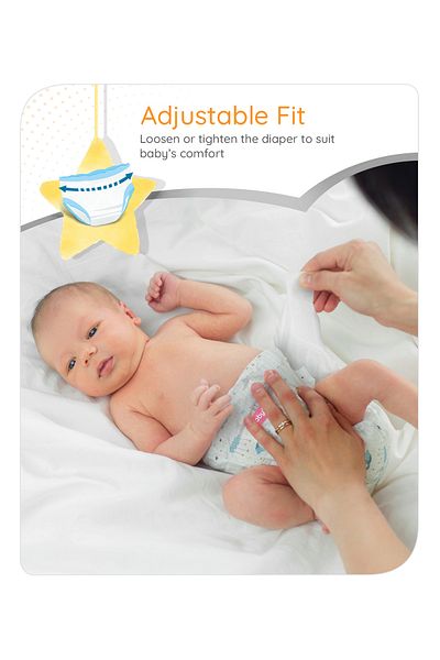 Babyhug Pro Bubble Care Premium Tape Style Diapers Size 6 - 60 Pieces