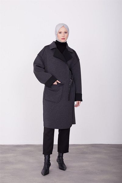 Armine Καπάκι Anthracite - Λεπτομέρεια αξεσουάρ τσέπης, πόρπη, 23k7127