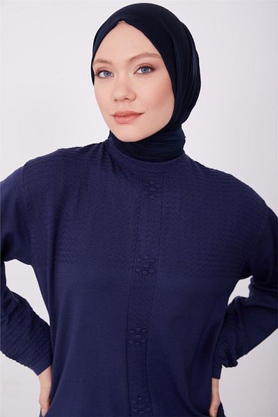 Armine Πουλόβερ Navy Blue - Μοντέλο 23kd9003