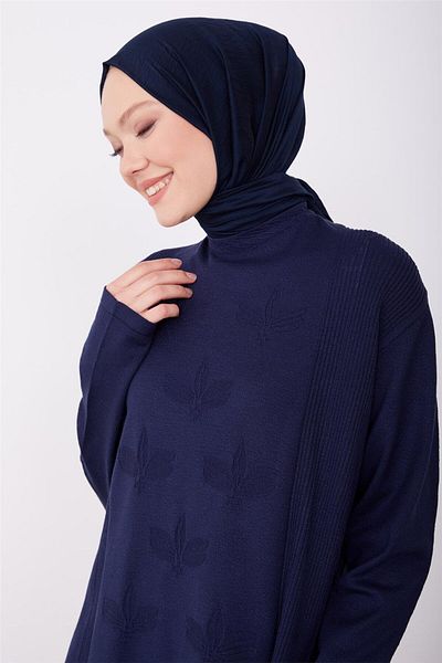 Armine Navy Blue Sweater - 23Kd9005 Model