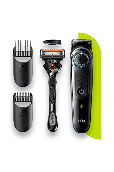 Braun Bt 3340 Ayarlanabilir Taraklı Saç & Sakal Şekillendirici Gillette Hediye