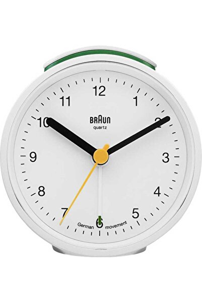 Braun Bnc012whwh Alarmlı Masa Saati Beyaz