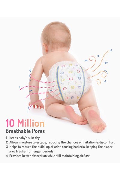 Bonfino Premium Tape Diapers,Paraben Free,Phthalate Free,Dermatologically Tested,Size 2 - 23 Pieces