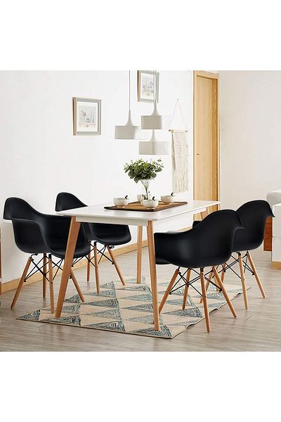 Mahmayi Ultimate Eames Style DAW ArmChair Pack of 2