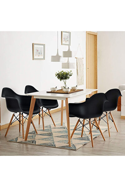 Mahmayi Ultimate Eames Style DAW Koltuk - سياه