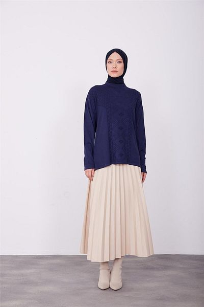 Armine Πουλόβερ Navy Blue - Μοντέλο 23kd9007
