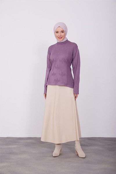 Armine Pulover liliac - Model 23kd9005