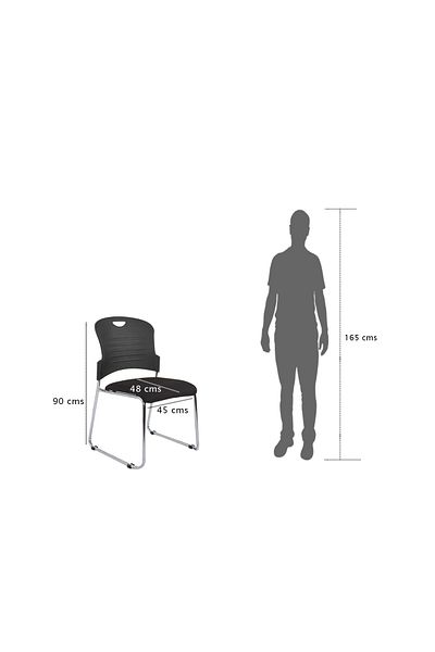 Mahmayi Galaxy 8665NCF Guest Chair