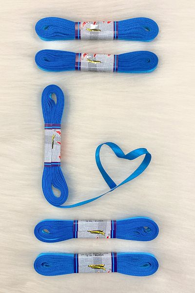 ZEYMERADE Blue Satin Circumcision Ribbon - 1 cm X 10 Meters, Special Day Gift Decoration Ribbon