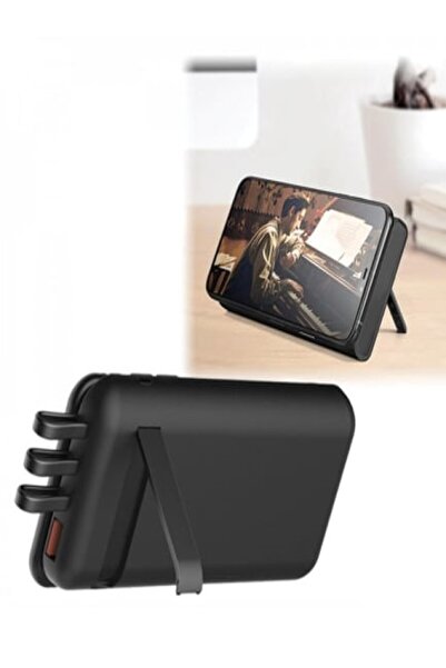 PİNK İTHALAT 10.000 mah Wireless Standlı Vantuzlu 3in1 Kablolu ve Kablosuz KİŞİYE ÖZEL İSİM&LOGO BASKI