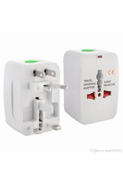 Genel Markalar Seyahat Tatil FİŞİ Adaptörü Hepsi Bir arada yurtdışı Global Evrensel PRİZ-FİŞ çevirici - universal travel adapter