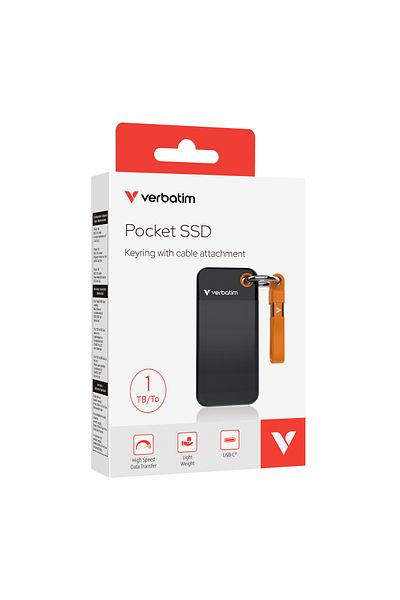 Verbatim Pocket 1Tb 1000Mb/S Portable Ssd USB 3.2