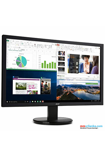 ACER Kb242hyl Bix, 23,8" Vga, Hdmı, Frameless, Va Full Hd, Led Monitör