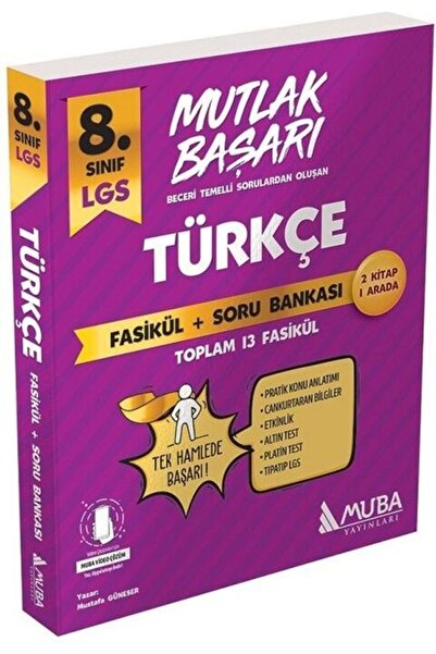 Referans Yayınları Muba Yayınları Mutlak Başarı 8. Sınıf Türkçe Fasikül+Soru ...