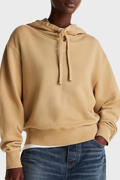 Tommy Hilfiger % 100 Pamuk Regular Fit Kapüşonlu Sweat  SWEAT WW0WW42896 RBL