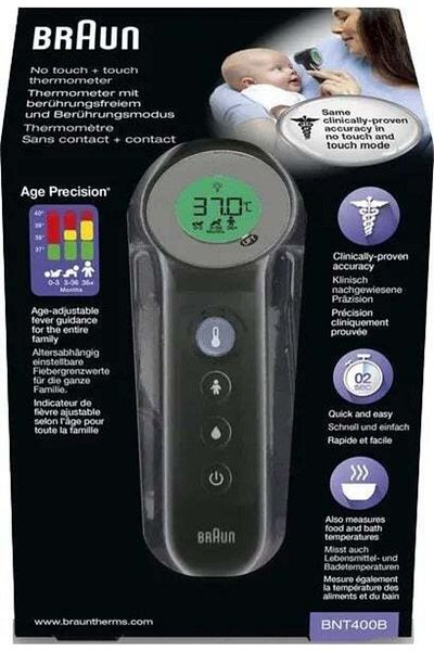 Braun Thermometer With Age Precision