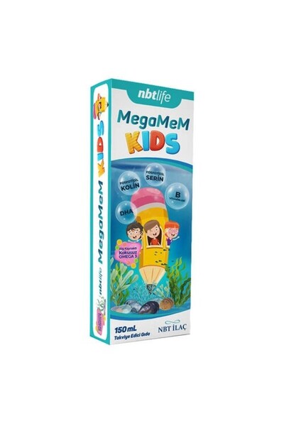 NBT Life Nbtlife Megamem Kids 150 ml Şurup